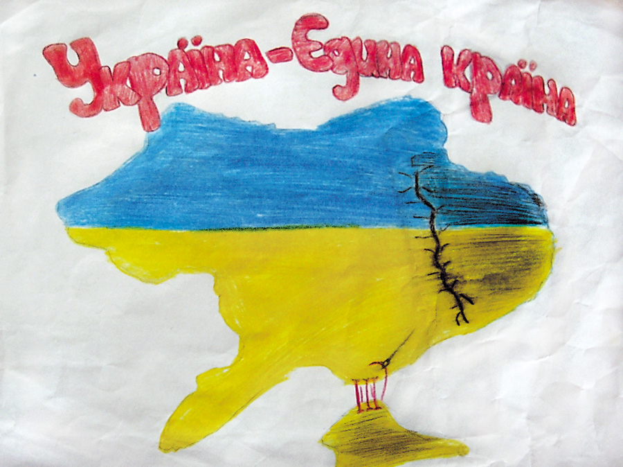 12-річна Анастасія Соломка бачить Україну нехай і в шрамах, але єдиною